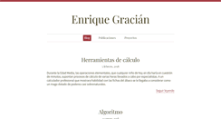 Desktop Screenshot of enriquegracian.com