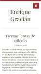 Mobile Screenshot of enriquegracian.com